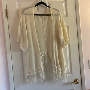 Potter’s Pot Boho White Cardigan